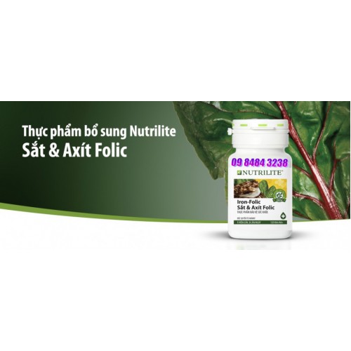 Sắt và A-xít folic Nutrilite Thực phẩm bảo vệ sức khỏe