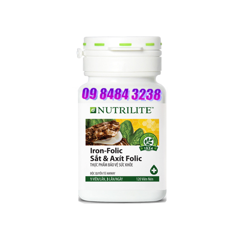 Sắt và A-xít folic Nutrilite Thực phẩm bảo vệ sức khỏe