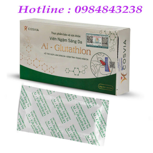 viên ngậm glutathion Viên ngậm trắng da Glutathion hộp 30v - Pháp main image 0