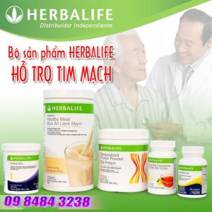 Bộ 5 sản phẩm hỗ trợ bệnh tim mạch Herbalife