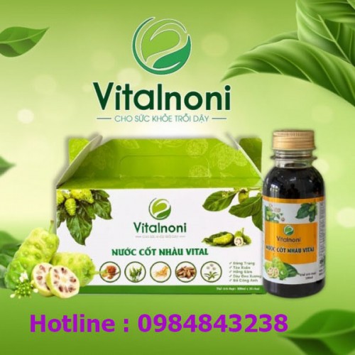 Nước Cốt Nhàu Vital ( Vitalnoni ) Bổ Sung Dinh Dưỡng, Tăng Cường Sức Khỏe, Hỗ Trợ Điều Trị Bệnh Tật